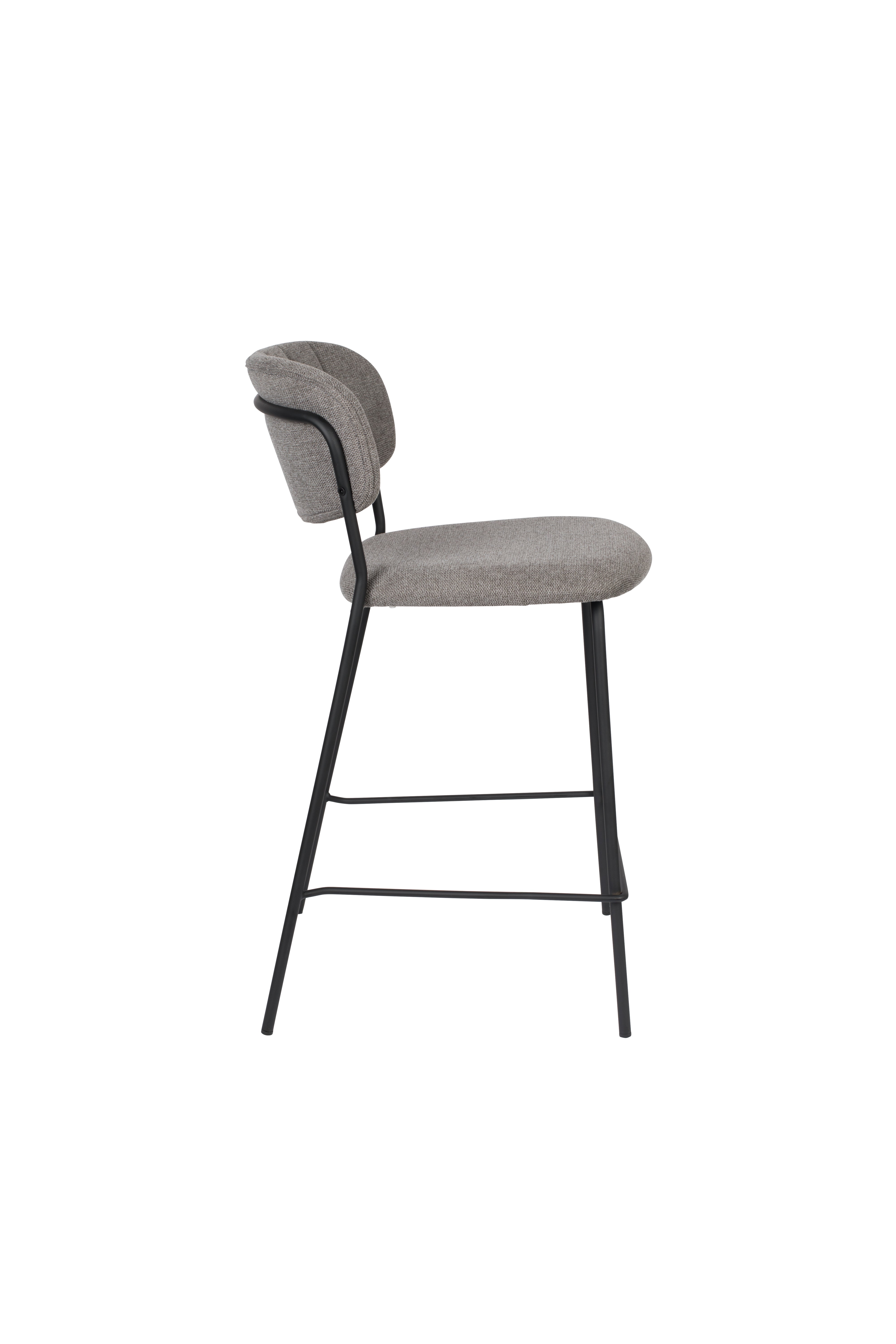Counter Stool Jolien Black/Grey
